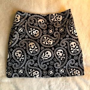 Black Loudmouth Womens Golf Skirt